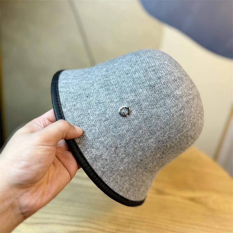 Hat Female Autumn and Winter Japanese Bucket Hat H Standard Fashion Basin Hat Bucket Hat