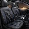 Pokrowce na fotele samochodowe 5-osobowe – Kompletny zestaw – Pasują do 95% wszystkich samochodów 5-osobowych (Samochody, SUV-y, Furgonetki) – Najwyższej jakości skóra PU, oddychająca – Ochrona siedzeń na każdą porę roku
