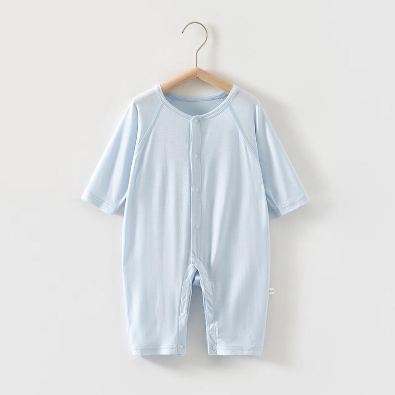 Little Lamb Dudu Kids Summer Modal Short-Sleeve Romper 73cm
