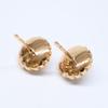 Gucci 702583 Double G Flower Studs Earring pinkUsed