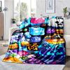 Blox Fruits Theme Printed Blanket - Perfect for Couch, Bed, Travel & Outdoor Use | Machine Washable, Cozy & Durable.