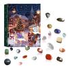 Educational Mineral Advents Calendar for Boys Girls, 24 Days of Unique Gemstone-Surprises, Unique Present Giving Moments!ZZ51