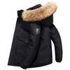 Fake Fur Collar Winter New Men's Down Jacket Mid-length Thickened Workwear Trend Outdoor Men's Down Jacket Running Men's Cotton Suit