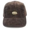 Universal Chemistry Washing Corduroy Black Campcap Camp Cap