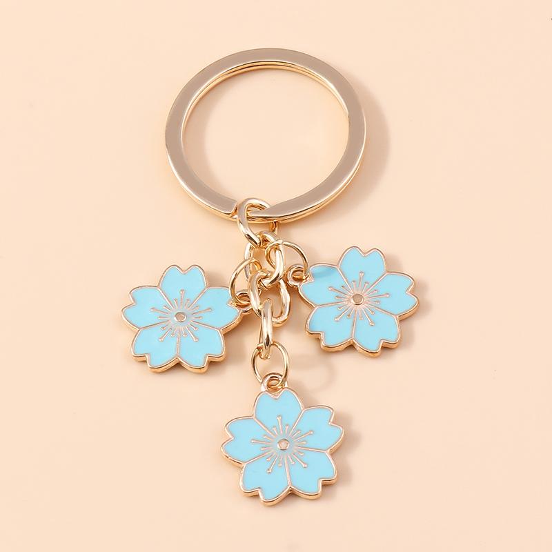 Niedlicher Emaille Sonnenblumen Schlüsselanhänger Frauen Mädchen Blume Schlüsselanhänger Anhänger für Handtaschen Deko DIY Handgefertigter Schmuck Geschenke