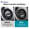 Soft Carbon Fiber Sticker LHD RHD For Renault Clio 3 2013 2014 2015 2016 2017 2018 Car Sides of Center Console Outlet Frame Trim