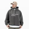 Men’s Fashion Autumn Winter Sweatshirt Hooded Streetwear Vintage Washed Gradient Hoodie