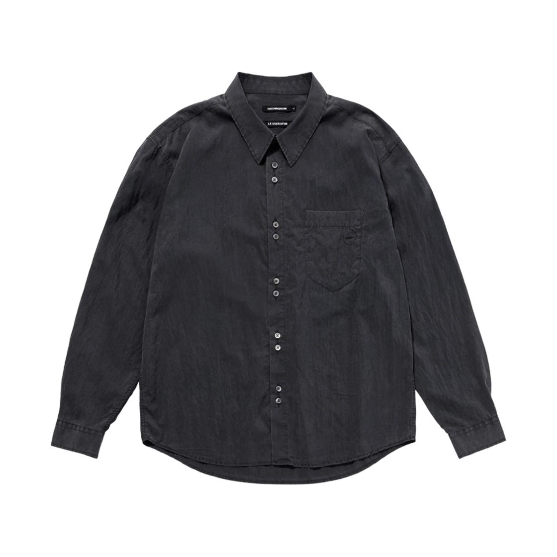 Hatchingroom x LE SSERAFIM Shirt Charcoal ONE SIZE