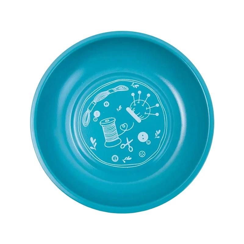 

Магнитная миска для хранения Портативный держатель для игл Компактная магнитная миска для хранения Органайзер для швейных игл Универсальный держатель для шитья синий