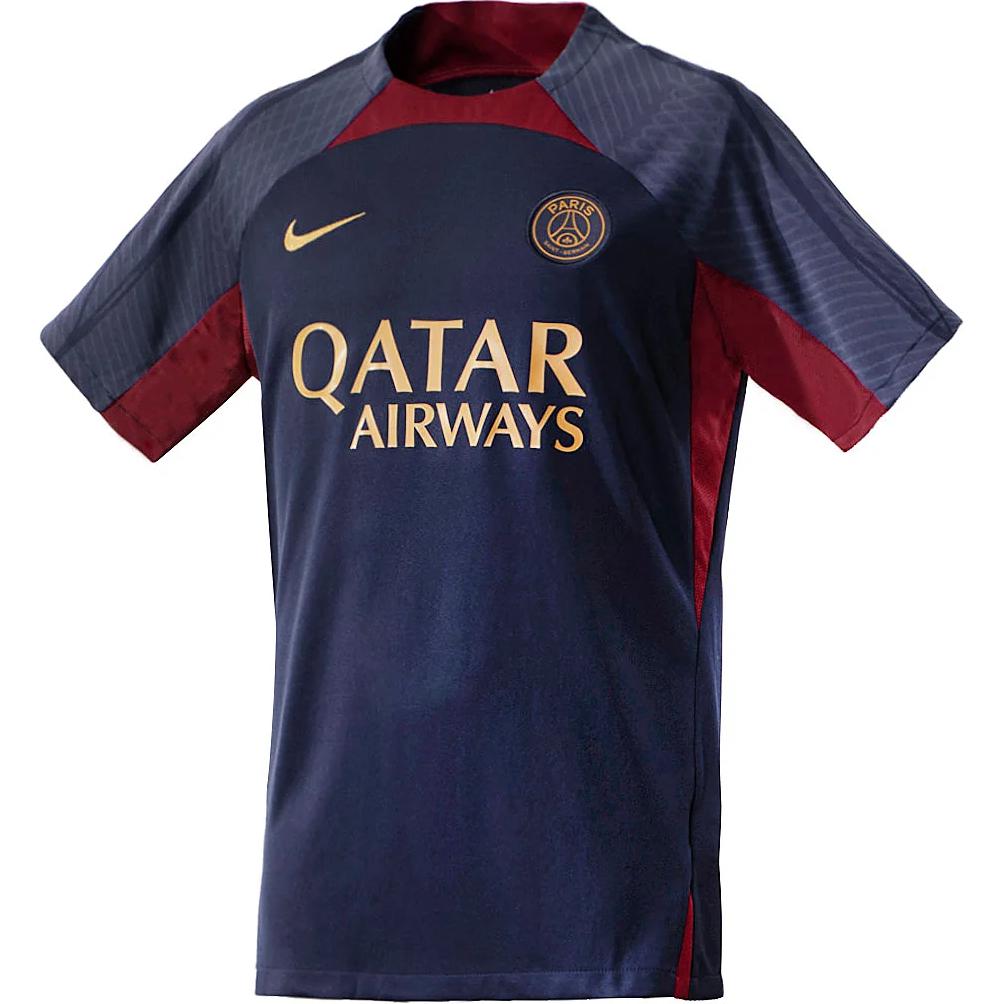 

Мужские футболки Nike с буквенным принтом и цветными блоками, круглым вырезом и короткими рукавами Paris Saint-Germain, темно-синие DX3022-499 XL