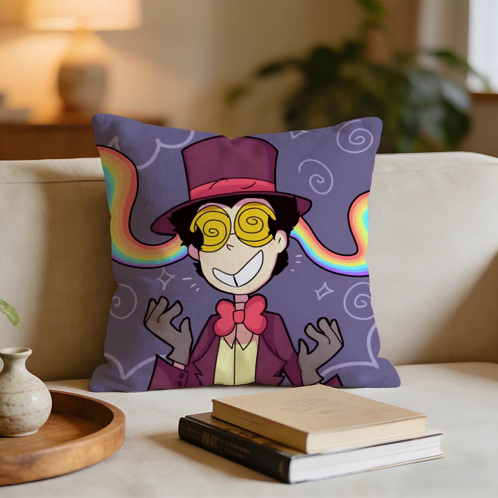 Cool Cartoon SSuperjail Cushion Cover Short plush pillowcase for bed sofa carwashable