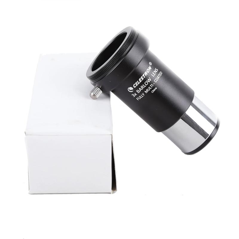 Celestron All-Metal Astronomical Telescope Barlow Lens