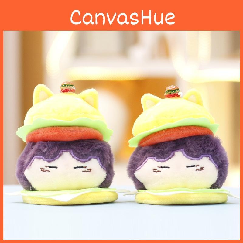 Love And Deepspace Rafayel Hamburger Plush Toy Anime Stuffed Doll Gift Keychain