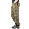 Men's Overalls Outdoor Straight Multi-pocket Cargo Pants Casual Wear Resistant Multi-pocket Military Tactical Pants