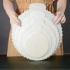 1PC 4/6/8/10/12 Inch Reusable Plastic Cake Base Dessert Tray Smooth Cleaning Birthday Home Baking Party Decoration Pad Food