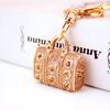 Creative Drip Oil Diamond Handbag Keychain Pendant Gift for Ladies
