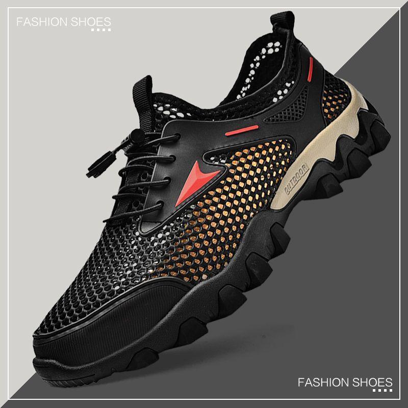 

Мужские тканые кроссовки Hollow Fly на открытом воздухе, сетчатые кроссовки Creek 46