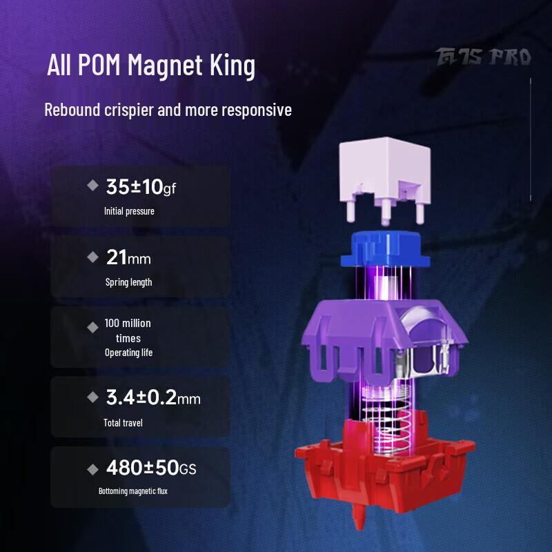 GravaStar V75 Pro Magnetic Switch Gaming Mechanical Keyboard