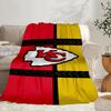 Kansas City Chiefs Logo Portable Blanket/Soft Blanket Bedding Blanket Suitable for Travel Camping Living Rooms Offices Sofas Fan Gifts