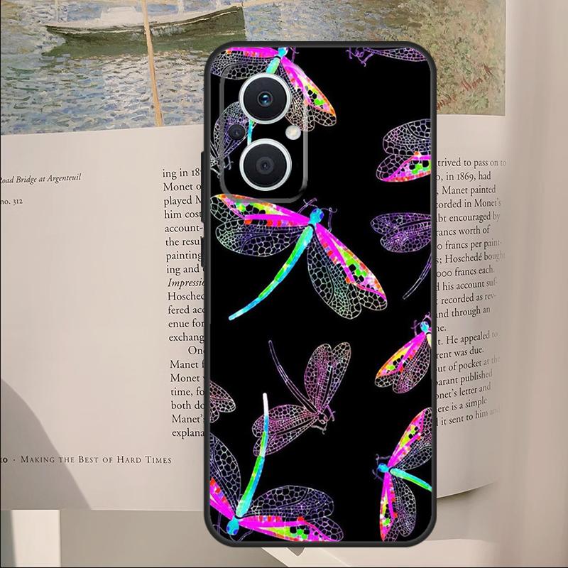 

Чехол Стрекоза для OPPO Reno 14 13 11 10 Pro 12F 11F 13F 14F 7 8 Lite Чехол OPPO Find X6 X5 X8 X9 Pro OPPO Reno11
