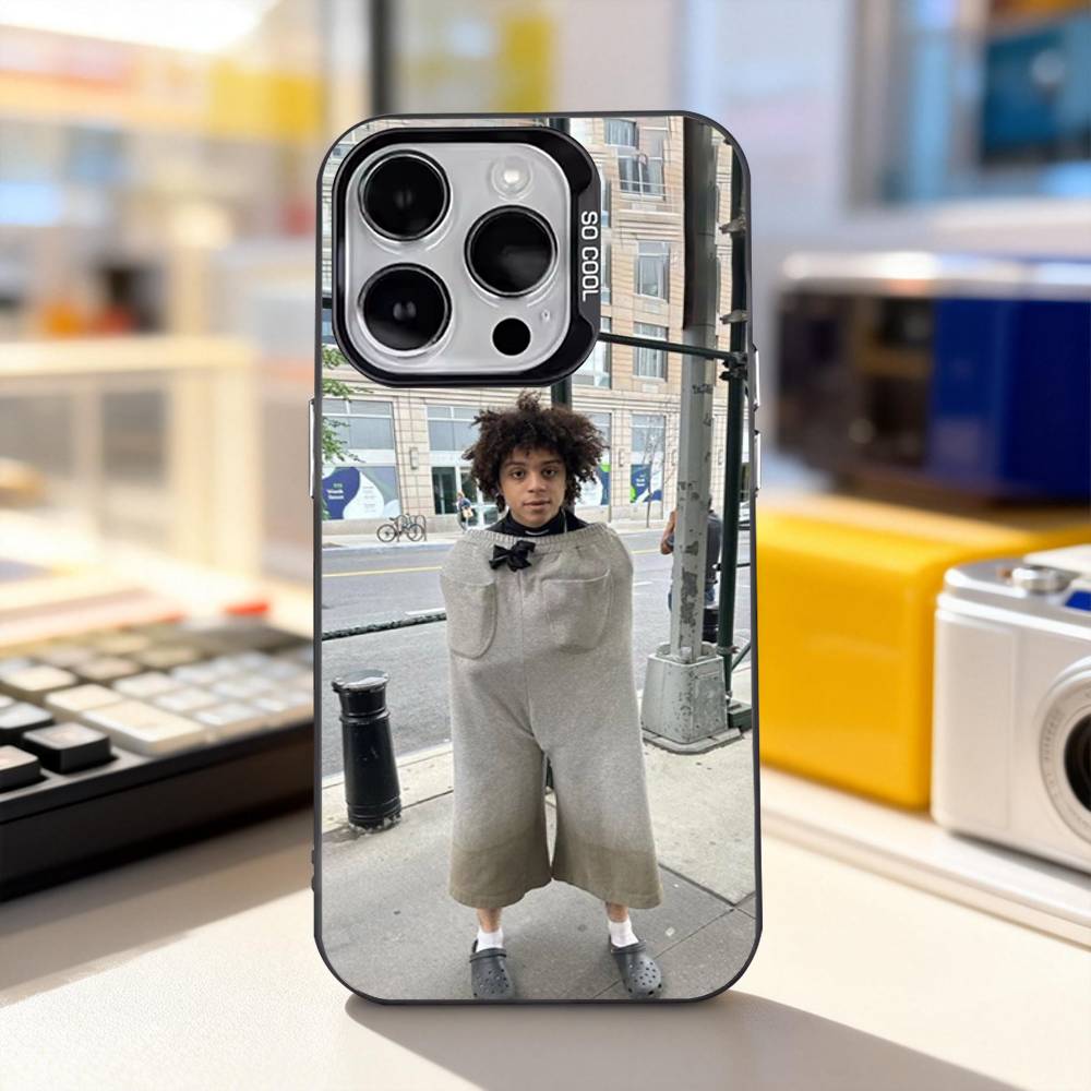 

X-Xaviersobased Funny Phone Case For iPhone 17,16,15,14,13,12,11,Pro,XS,Max,Plus,Mini,SE4,E IMD Matte Black iPhone16pro