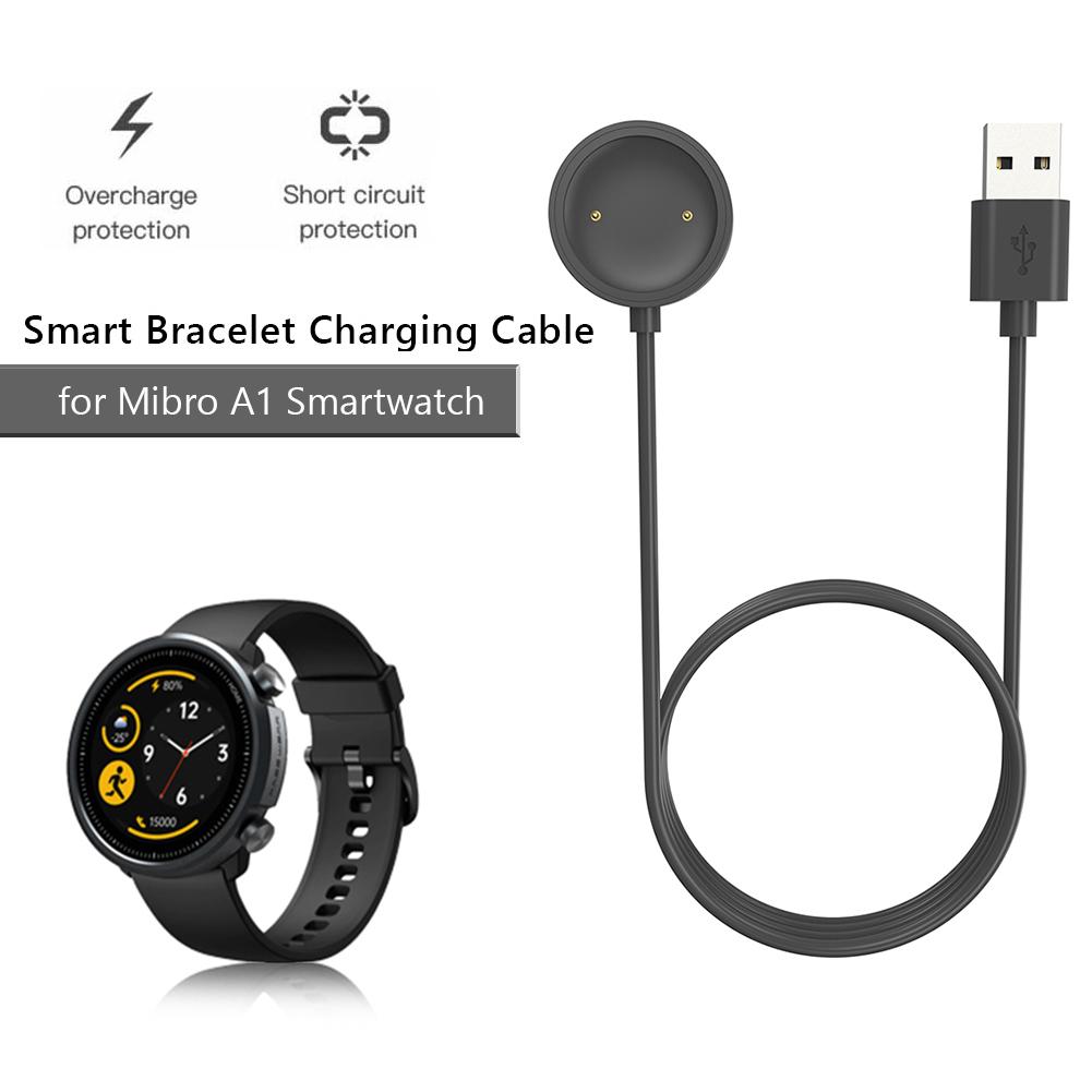 Smartwatch Charging Wire Magnetic Charger Dock Cord Replacement Fast Charging Cable Base Accessories for Mibro A1 Smartwatch