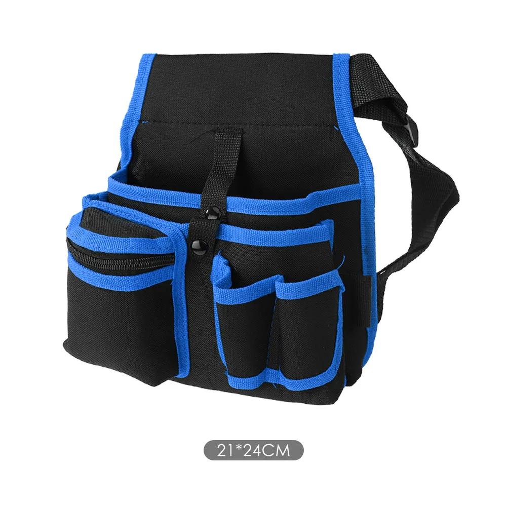 

Multi-function Belt Bag Adjustable Waist Tool Bag Pouch Portable Electrician Carpenter Tool Bag for Gardening Plumbing Woodwork