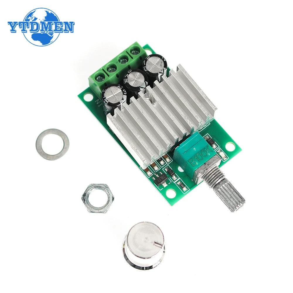 10A PWM Gleichstrommotor Drehzahlregler 12V 24V Einstellbarer Geschwindigkeitsregler Dimmer Schalter für Lüftermotor LED-Licht 12V-30V