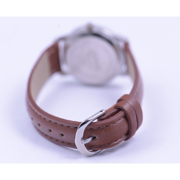 J-AXIS Women's AL1280-BR (Women's Fashion Watch Brown Sun Flame) Round Watch Brown Analog