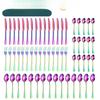 60-Piece Tableware 12-person Set American Station Flatware Set1010 Stainless Steel Tableware