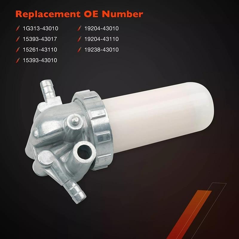 New Fuel Filter Assembly 1G313-43010, 15393-43017 For Kubota D1105 D1305 D782 Z602