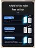 Electronic Flashing Doorbell for Deaf-Mute Seniors with Remote Control and Seven-Color Light
