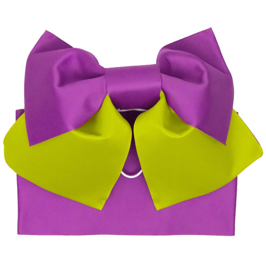 Tied Yukata Plain X Hiwa [KYOETSU] Ready-made Obi, Obi, Obi, One-touch, (purple Green)