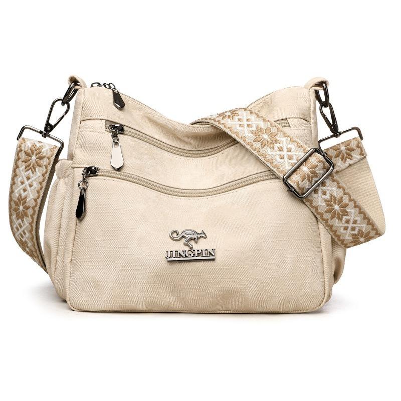 

Модная наплечная сумка женская большой вместимости, сумка-тоут с текстурой мягкой кожи, стильная универсальная сумка для мамы, сумка для женщин среднего возраста белый