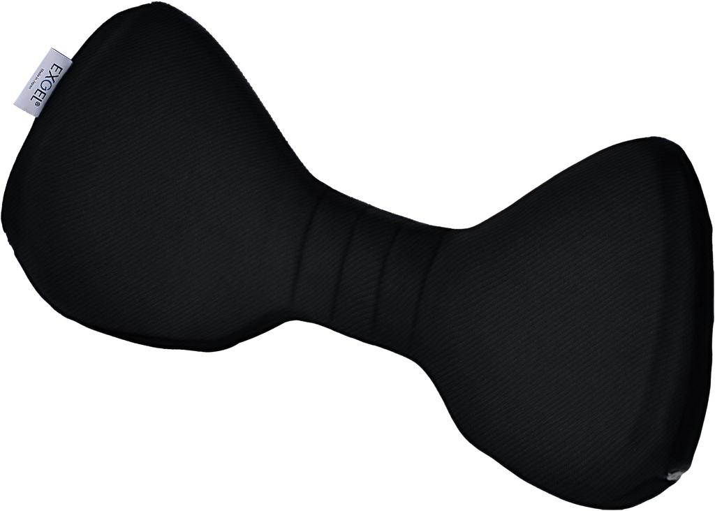 EXGEL Car Cushion Hug Drive Lumbar Cushion Twill Black Zabuton Gel Cushion Back Cushion Car Cushion Made in Japan Lumbar Support HUD11-TB
