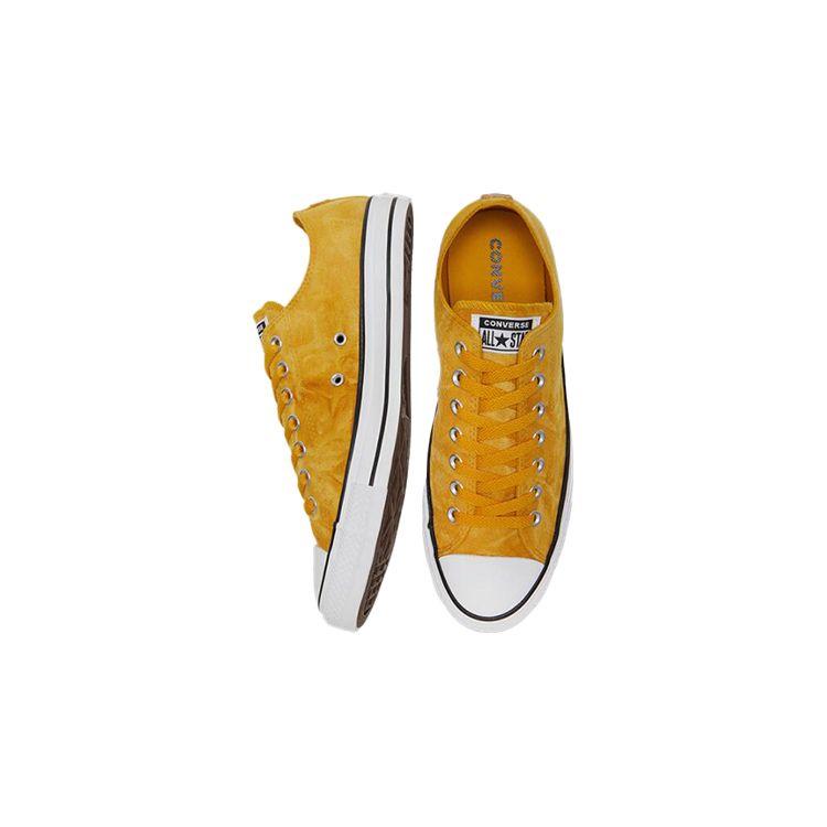 Converse Chuck Taylor All Star Comfortable Versatile Durable Low Top Canvas Shoes Unisex Sneakers Ginger-Yellow 170859C