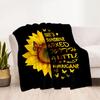 1pc Sunflower Field Bloom blanket Soft and Warm for Sofa Office Camping Travel Livingroom Great Gift for Friends and Family Comfortable All Seasons