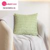 XUAI Corduroy Wheat Grain Backrest Pillowcase - Machine Washable Cover (Insert Not Included)