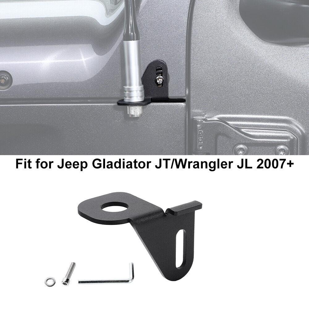 Front Left Driver Antenna Mount Bracket Base For Jeep Wrangler JL JK TJ 2007+ US