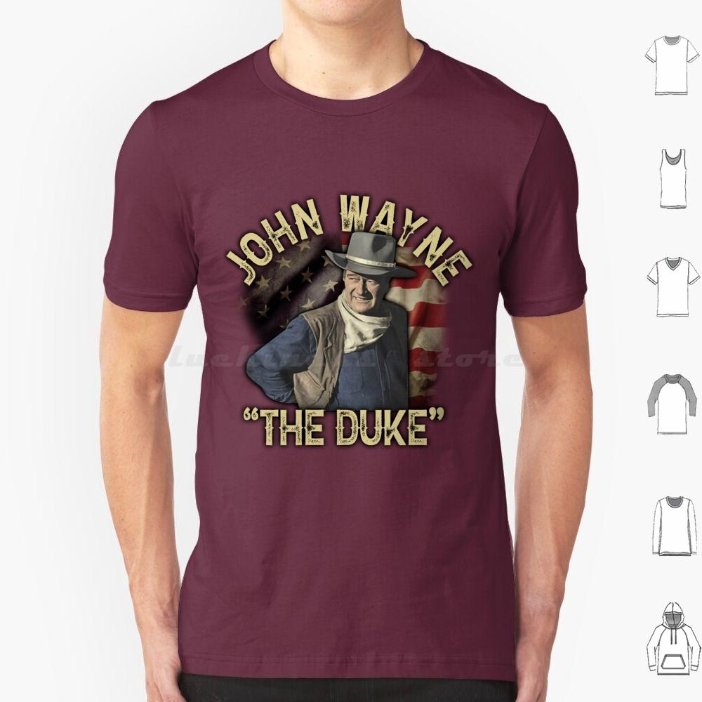 John Wayne The T Shirt Cotton Men Women DIY Print John Wayne Absinthe Joanne Cinema Fotografia Magliette The John Wayne Bravo
