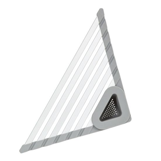 Kitchen Sink Water Filter Rack Stable Triangular Structure Strong Load-bearing Multi-purpose Foldable Sink Storage Rack