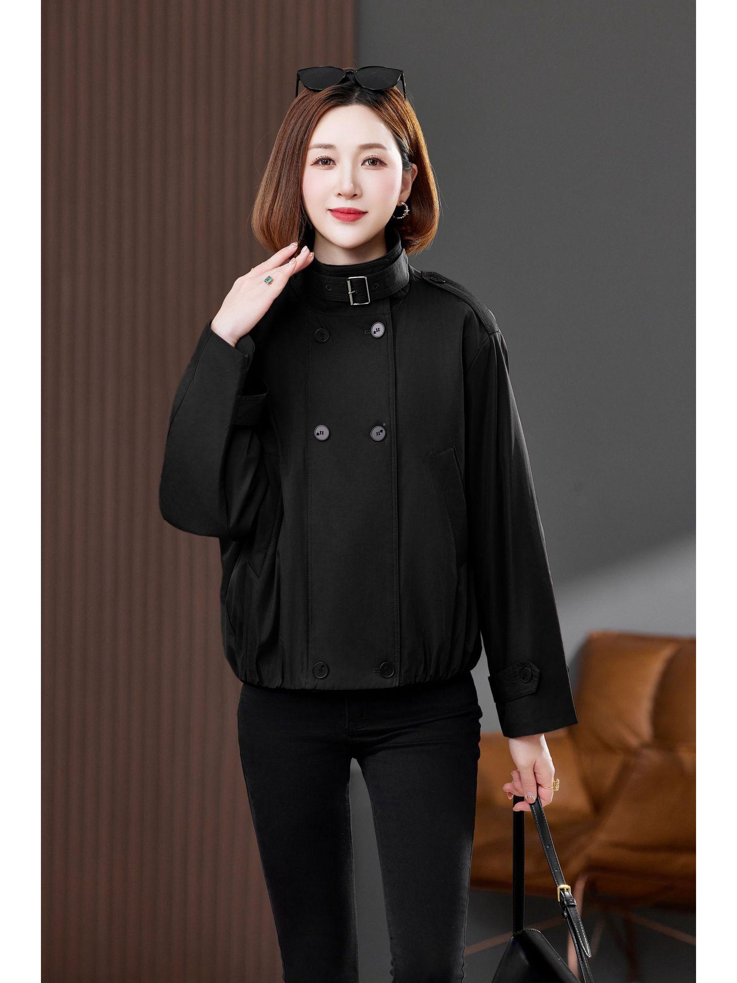 

Женский красный короткий тренч Ankola - Мода Осень/Зима 2024, Свободный крой, Стиль высокого класса XL (145-160 jin)