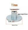 Horn Speaker Magnetic Circuit Assembly with T-Iron Washer, 25.5mm and 19.5mm Core - DIY Audio Accessories