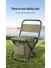 A1R Fishing Chair: Multifunctional Folding Outdoor Chair with Portable Ice Chest, Lightweight Backrest, and Fishing Stool.
