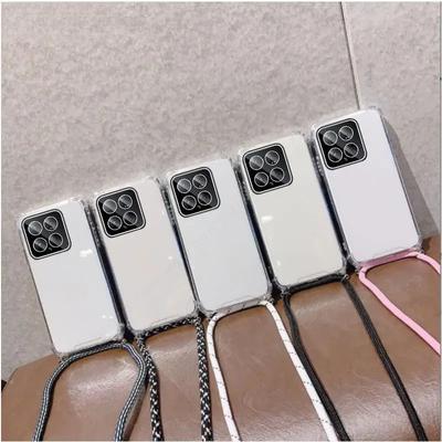Crossbody-Halskettenkordel-Lanyard-Softcase für Xiaomi Mi 14T Pro 14 T Stoßfeste transparente Silikonhülle für Xiaomi 14Tpro 13T