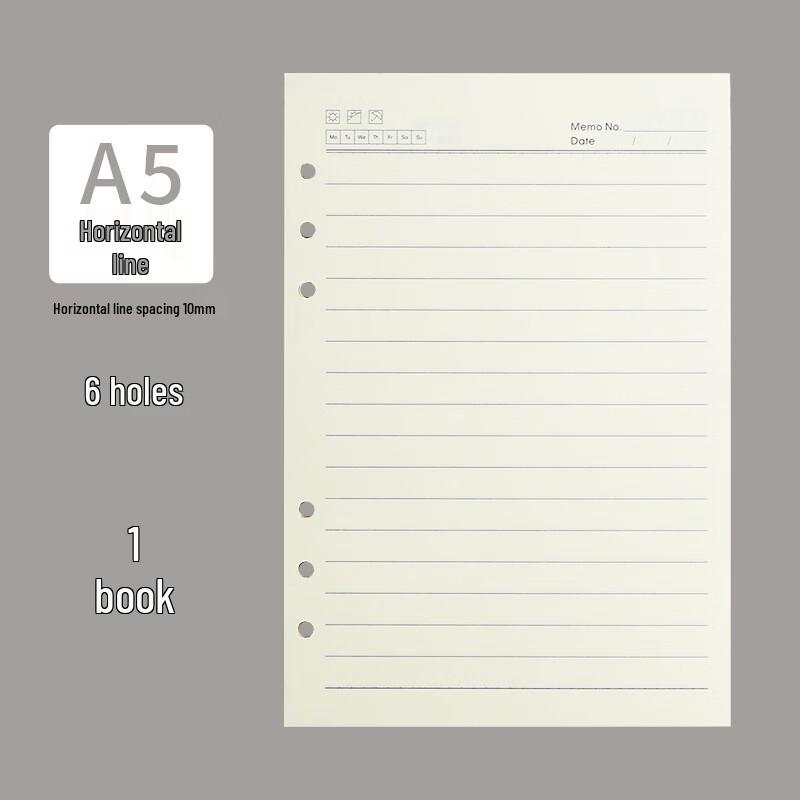 Xutong A5 Lined Loose Leaf Refill Paper
