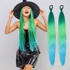 2PCS Colorful Elastic Rope Rubber Band Boxing Braid Wig Ponytail Hair Extensions