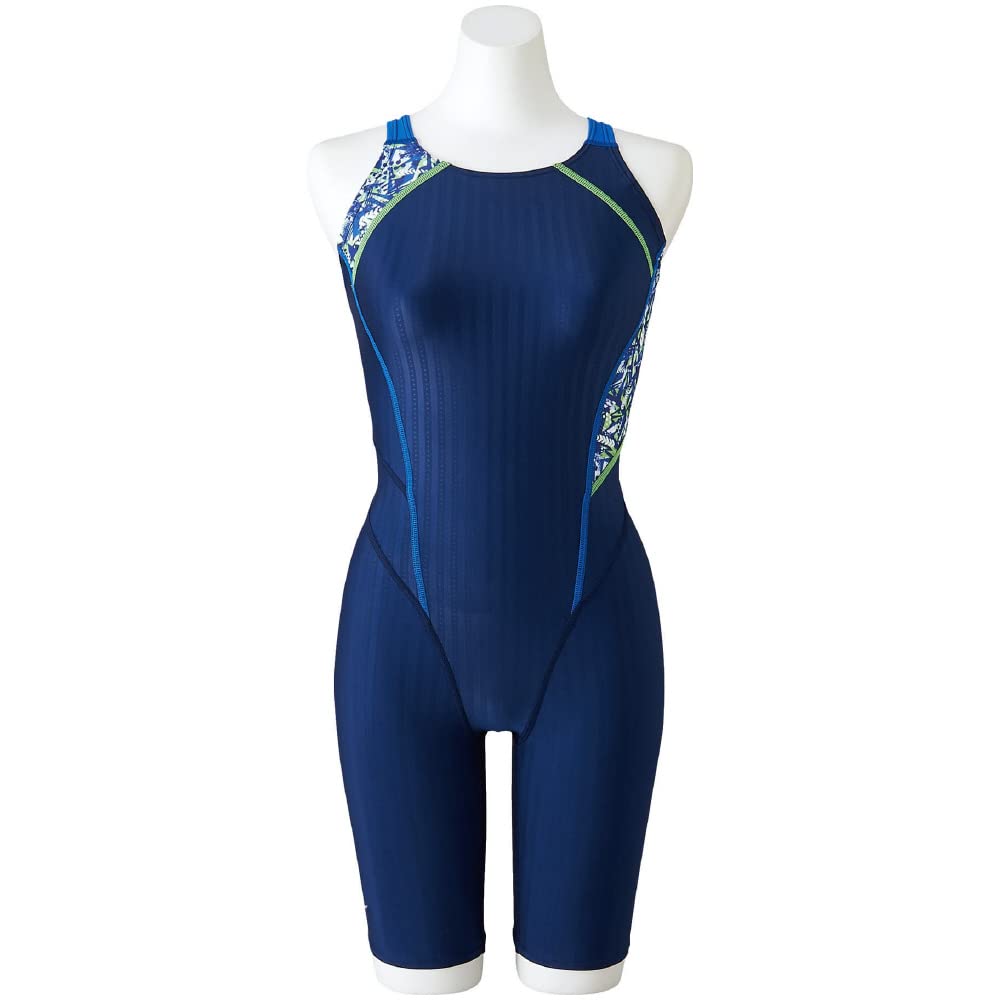 

MIZUNO Stream Ace Half Suit for Competitive Challenge Size XL Women s (Masters Back) Swimming, Swimmer, Masters, N2MG2741, (Navy/Blue)