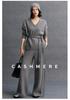 Women's V-neck Cashmere Sweater - 2026 Autumn/Winter, Gentle Style, Loose, Slimming, Thick Base Layer Pullover.