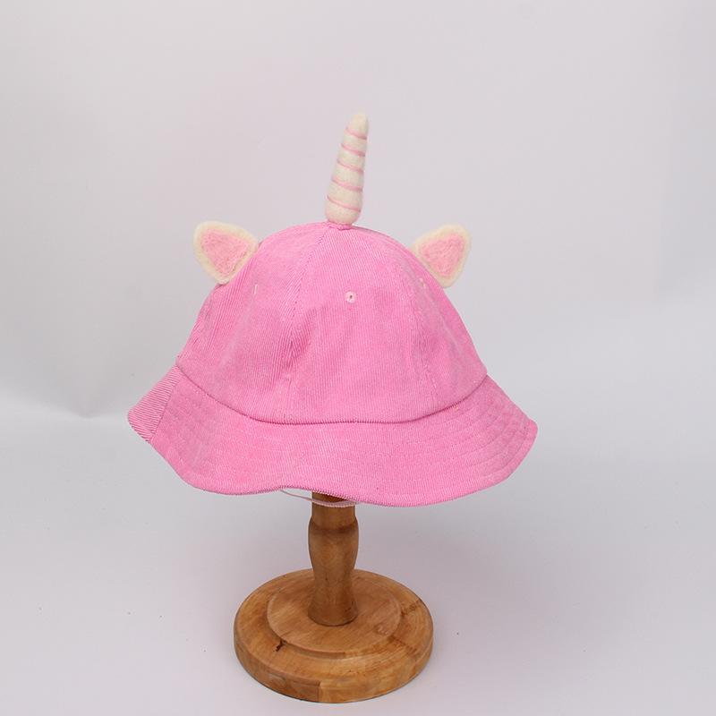 Baby bucket hat parent-child sunscreen bean tooth rabbit small yellow hat kawaii children sunscreen